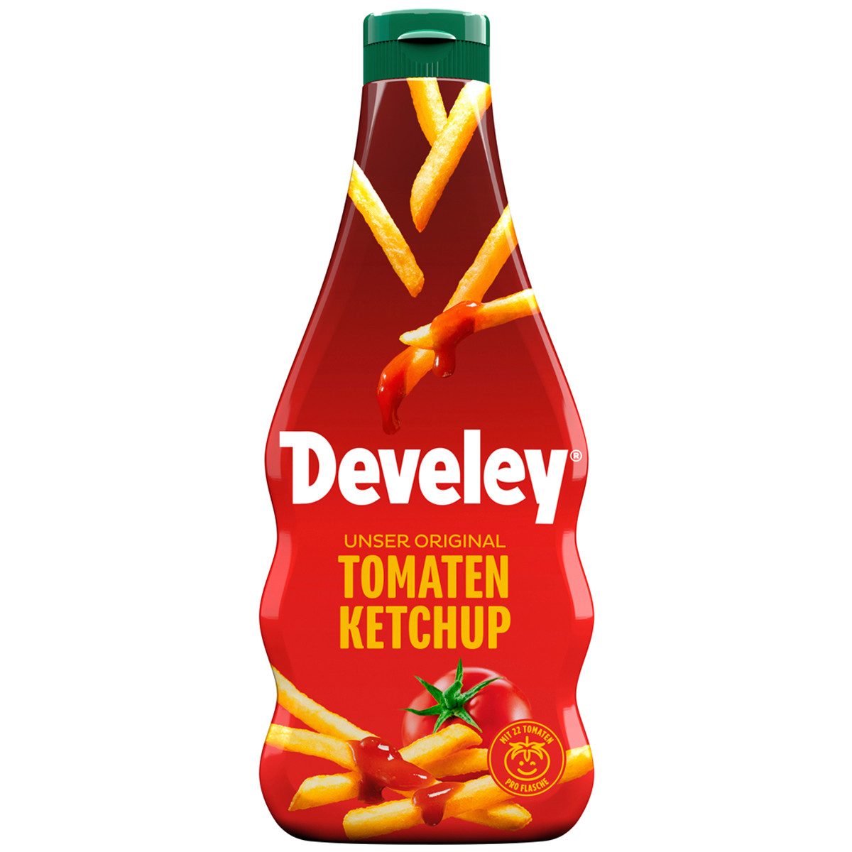 Develey Saucen, Develey Original Tomato Ketchup fruchtig mild im Geschmack 500ml