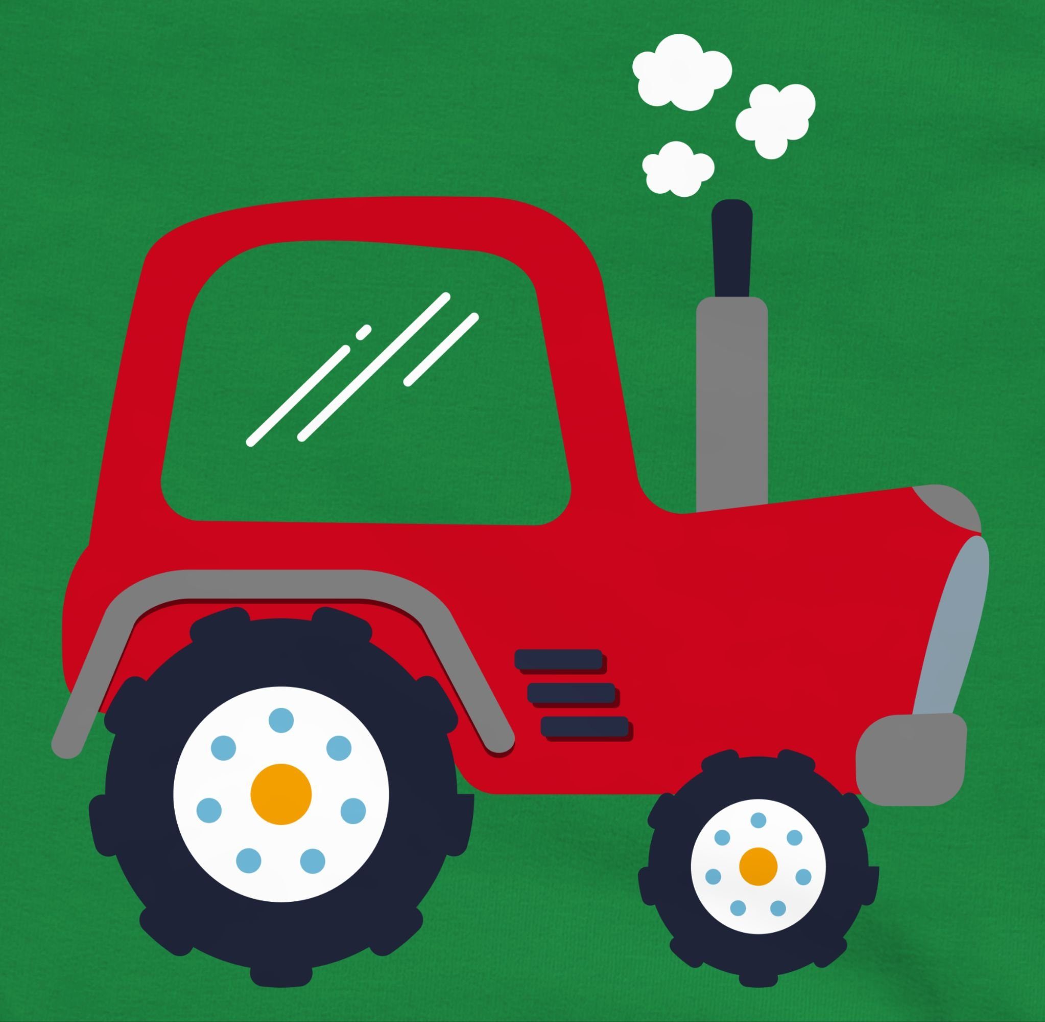 Shirtracer Sweatshirt Kinder Traktor Traktor 1 Grün