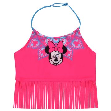 Sarcia.eu Badekleid Neonfarbener, pinker Badeanzug mit Fransen Minnie Maus 4-5 Jahre