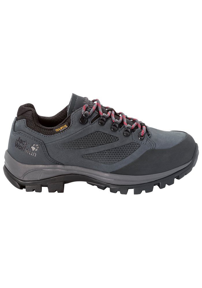 Jack Wolfskin REBELLION TEXAPORE LOW W Trekkingschuh mittelgrau