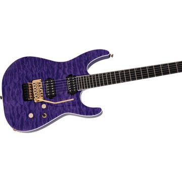 Jackson E-Gitarre, Pro Series Soloist SL2Q MAH EB Transparent Purple - E-Gitarre