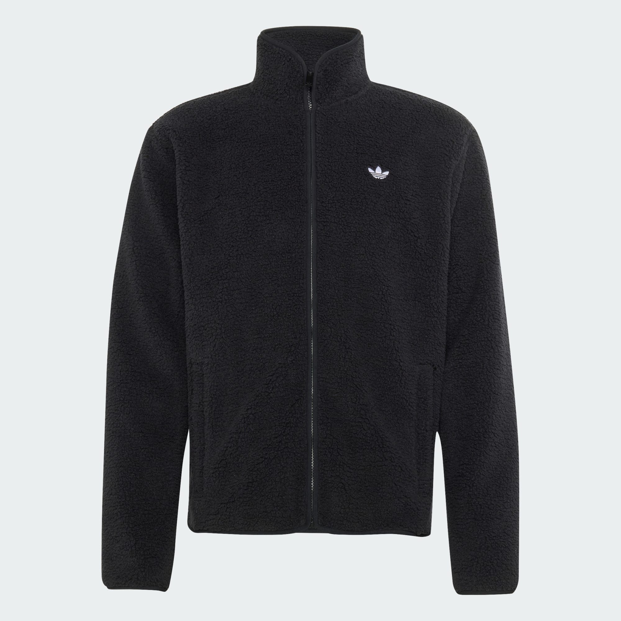 adidas Originals Fleecejacke TREFOIL ESSENTIALS TEDDY FLEECE (1-St)