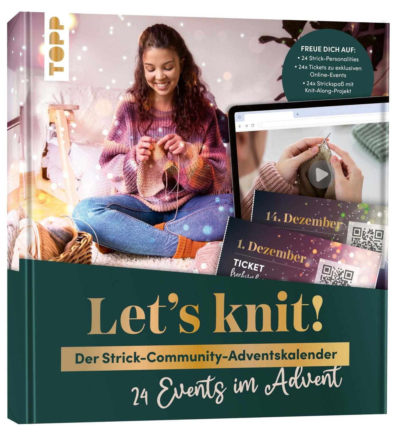 Let's knit! 24 Events im Advent / Frechverlag