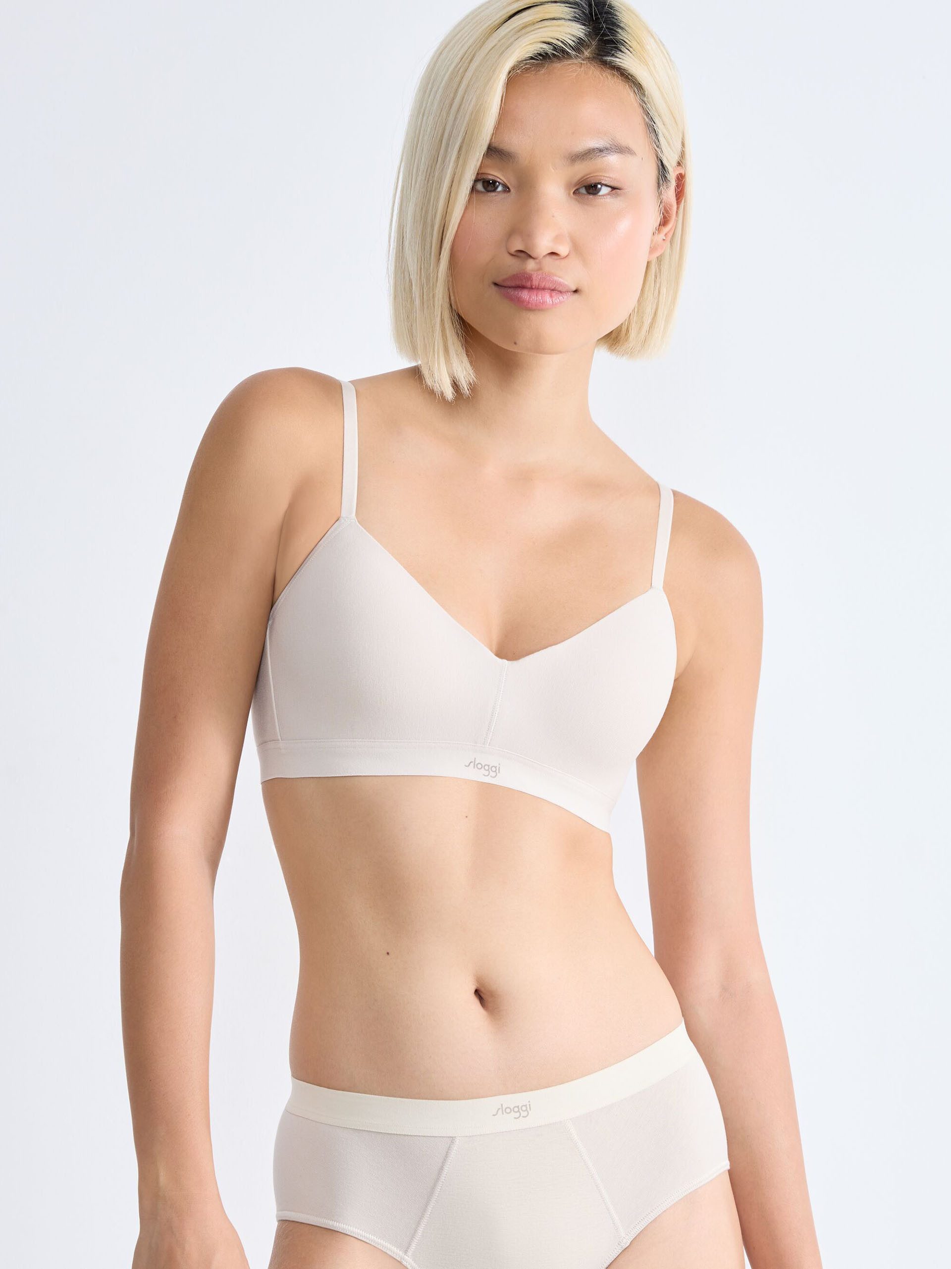 sloggi T-Shirt-BH EVER Ease (2-tlg) Frauen ohne Abdrücke