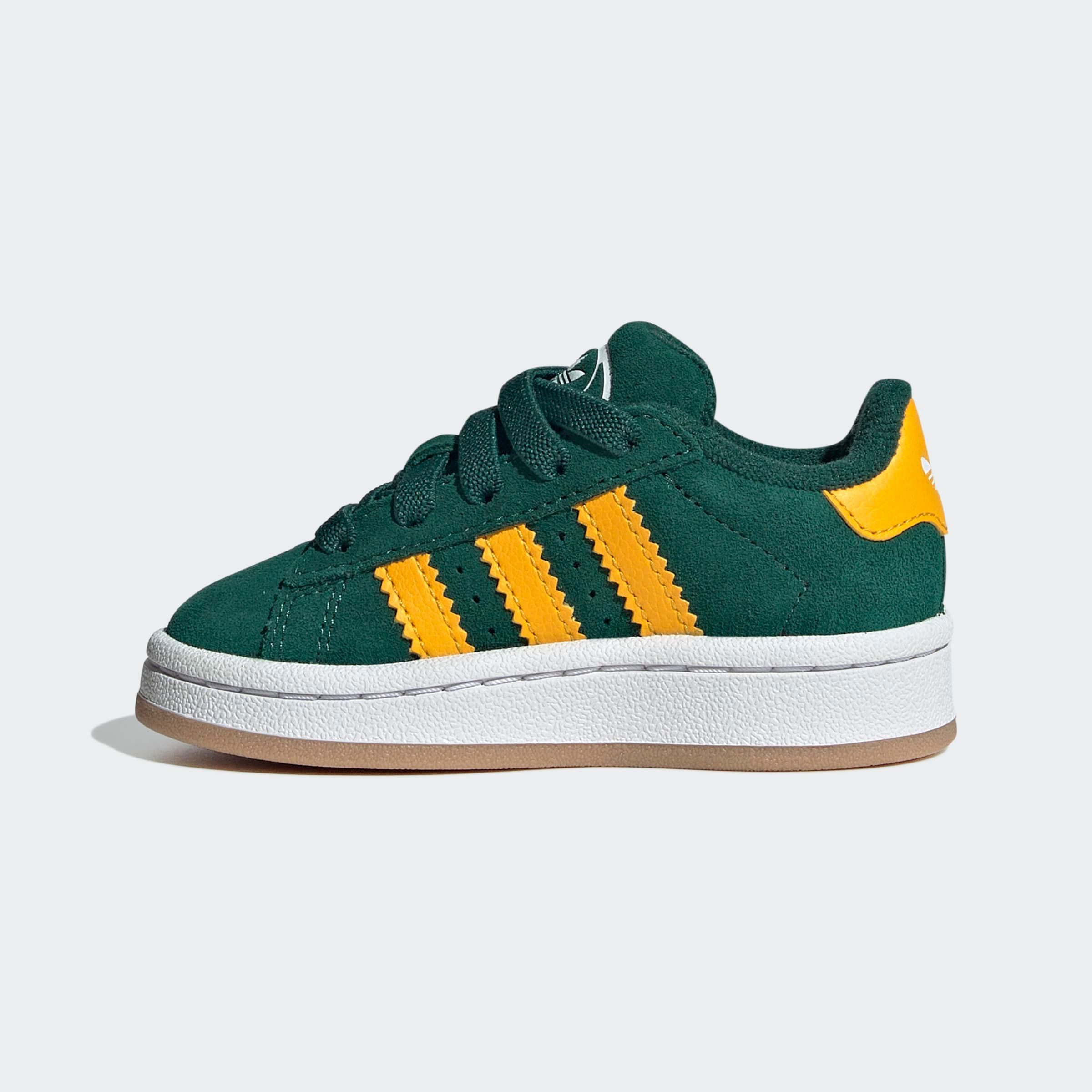 adidas Originals CAMPUS 00S COMFORT CLOSURE ELASTIC LACE Sneaker für Babys und Kleinkinder aus Leder und Wildleder, mit Gummisohle