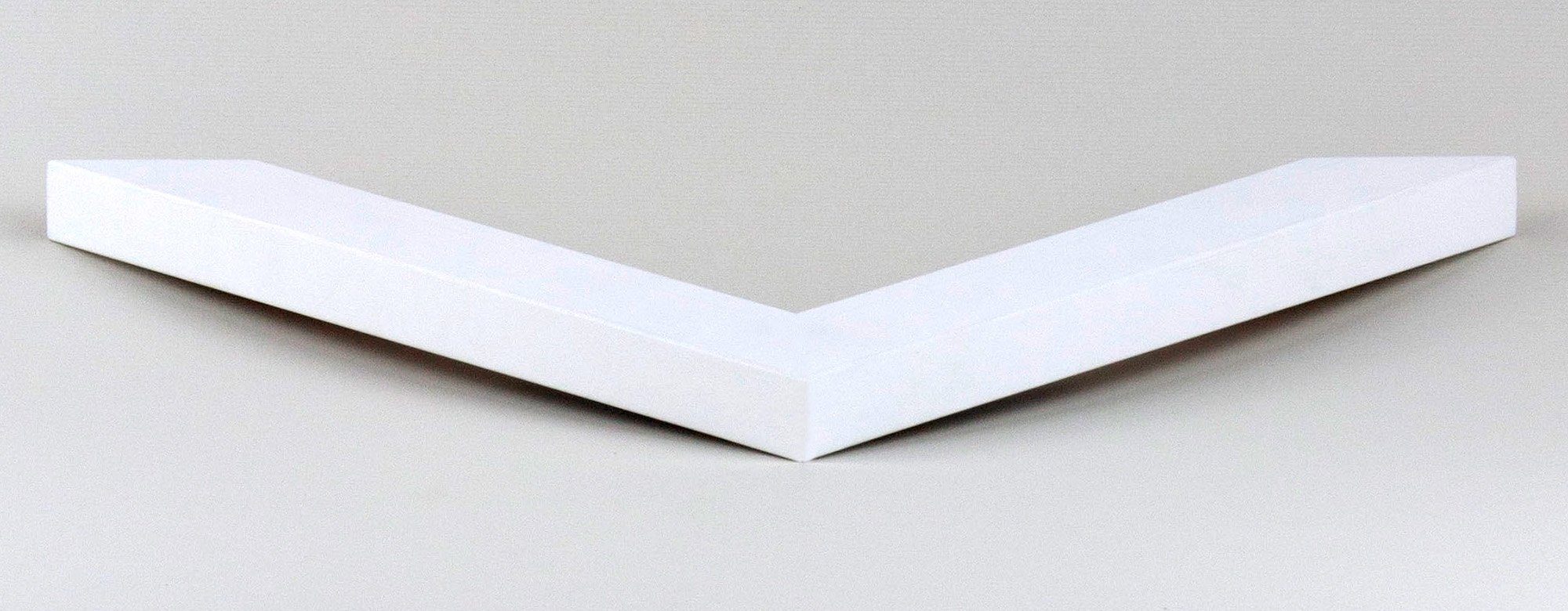 myposterframe Einzelrahmen Rahmen Maia, (1 Stück), 50x70 cm, Weiß, MDF