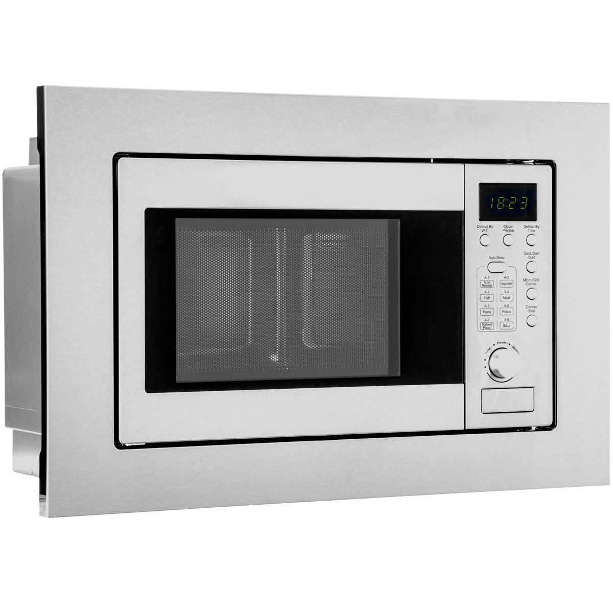 BOMANN Einbau-Mikrowelle MWG 2215 EB, Einbaumikrowelle mit Grill 1000W, 60cm, 20L