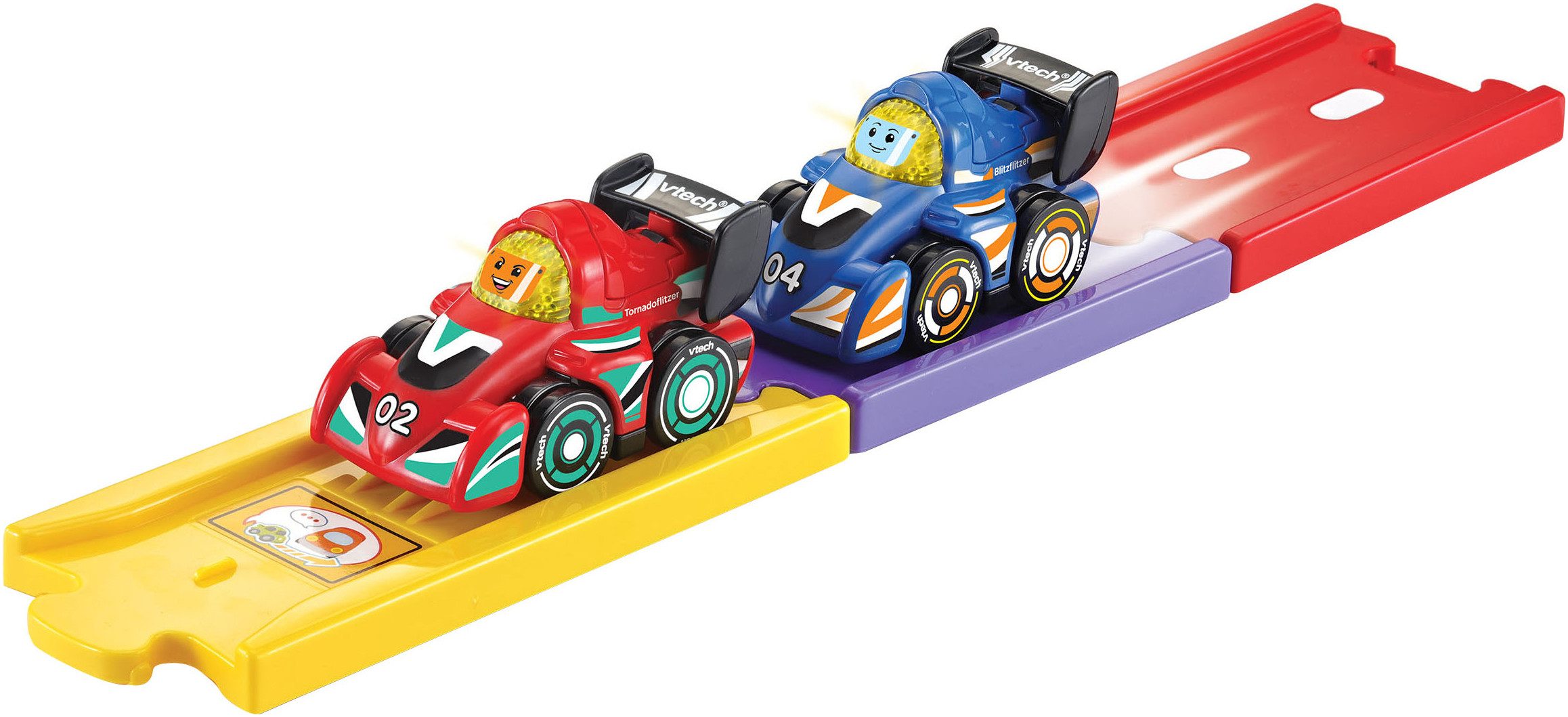 Vtech® Spielzeug-Auto Tut Tut Baby Flitzer, 2er Set, (Set, 2-tlg), mit Sound