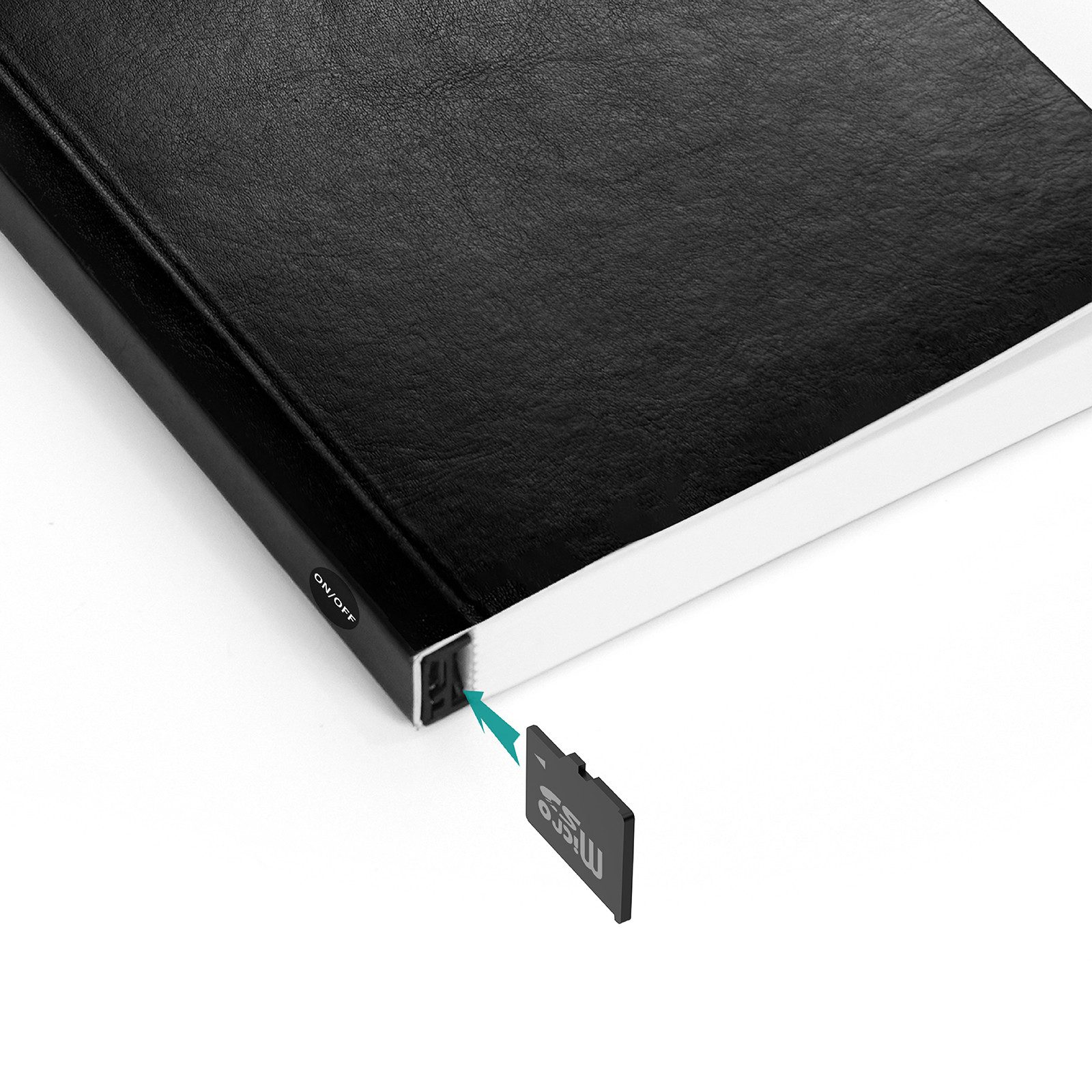 SpionProfi Überwachungskamera 64GB Mini Kamera FULL HD Notizbuch Video Ton Aufnahme Überwachung Cam (Innenbereich, 1-tlg., Versteckte Kamera Mini Spycam Video Ton Aufnahme Haus Büro Geschäft)