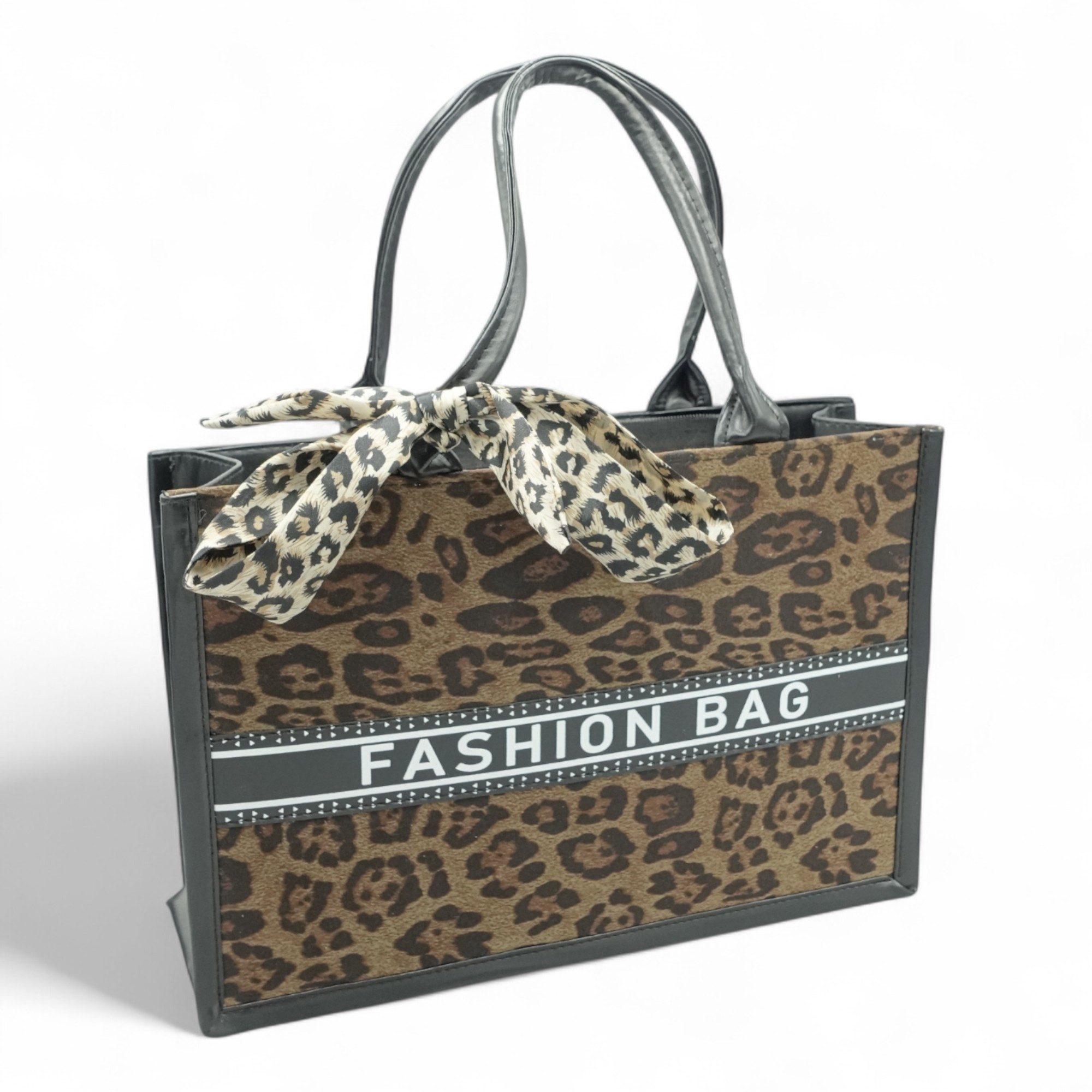 Eyecatcher Handtasche Leoparden Damen Handtasche mit Schal – Stylische Fash günstig online kaufen