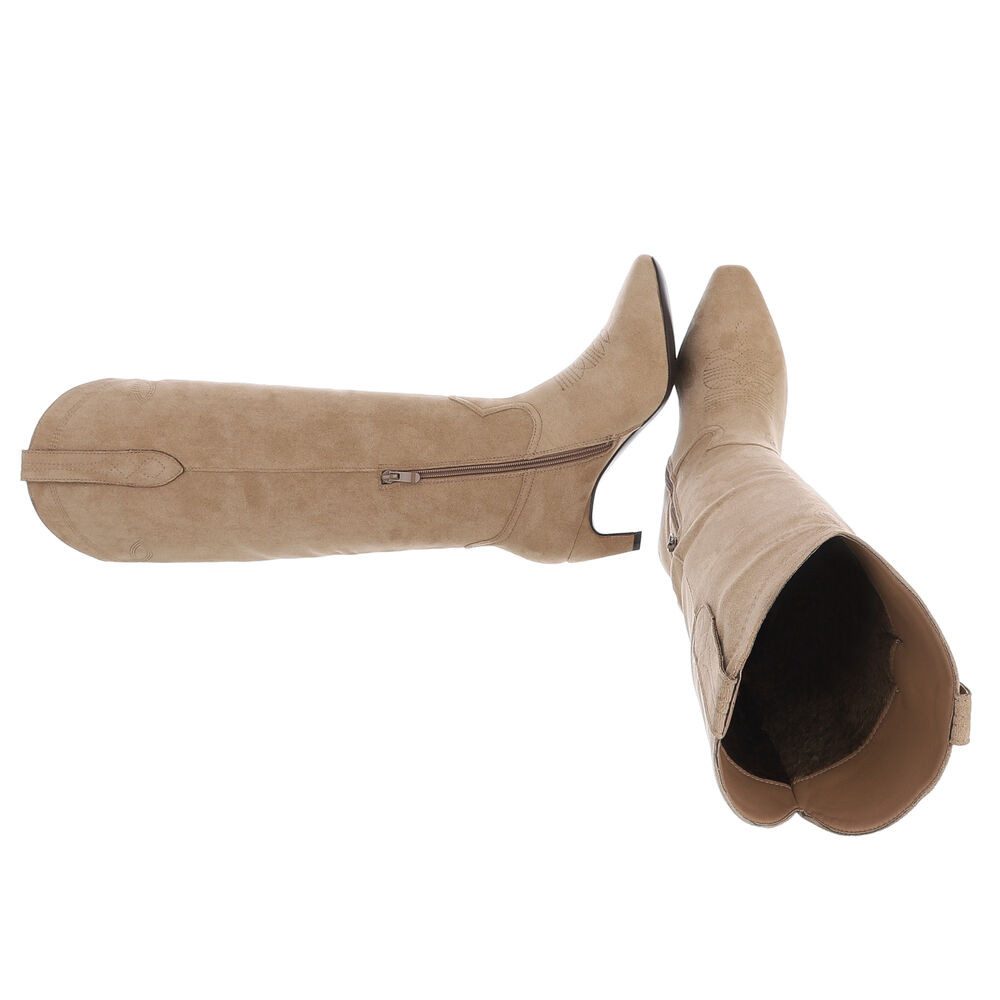 Ital-Design Elegante Stiefel aus hochwertigem Material mit Absatz Westernst günstig online kaufen