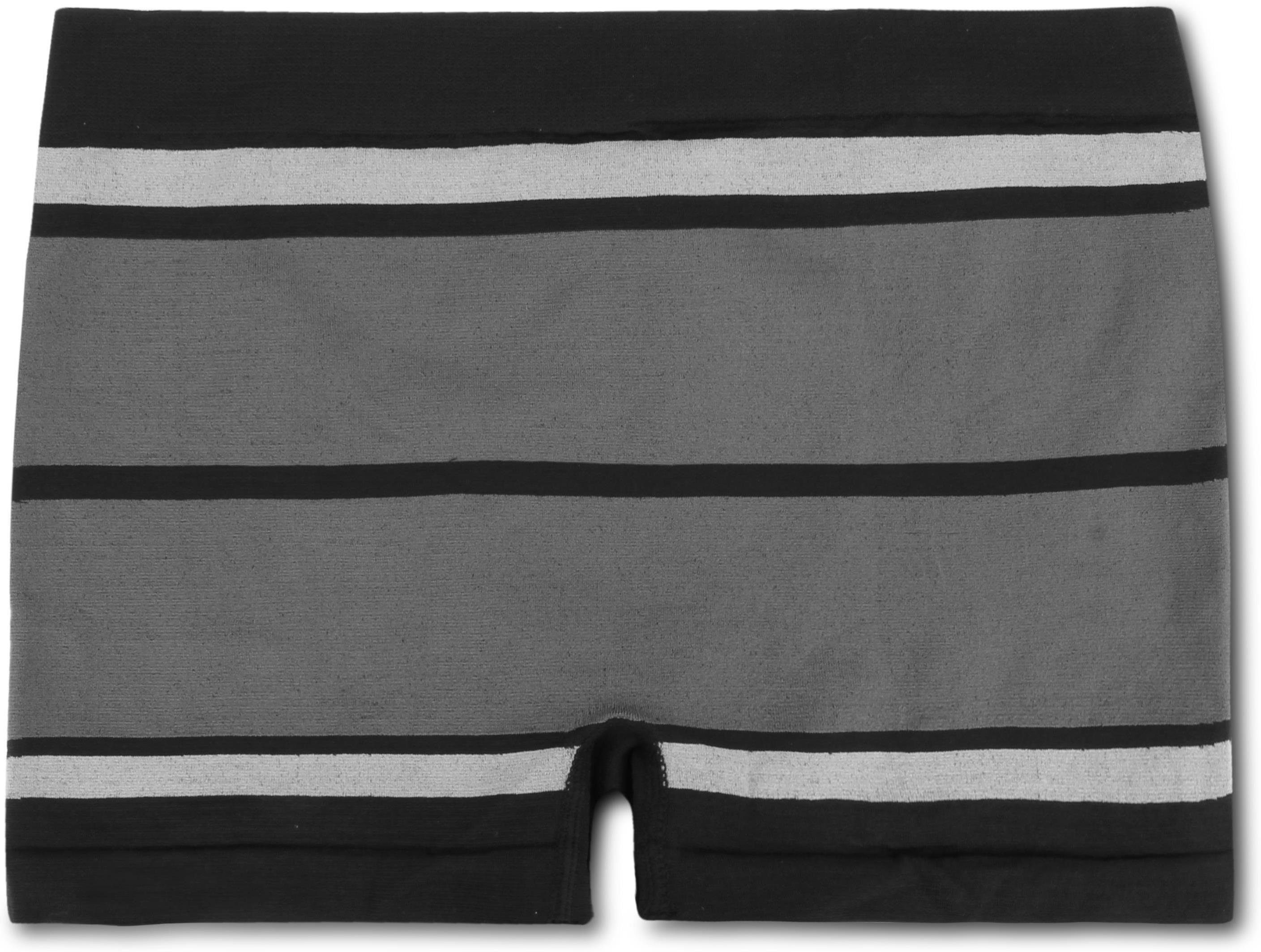 Stripe Mikrofaser-Boxershorts Herren aus Boxer 6 Unterhosen Material Retropants Herren schnell Retro normani Sport trocknendem Stück Grau