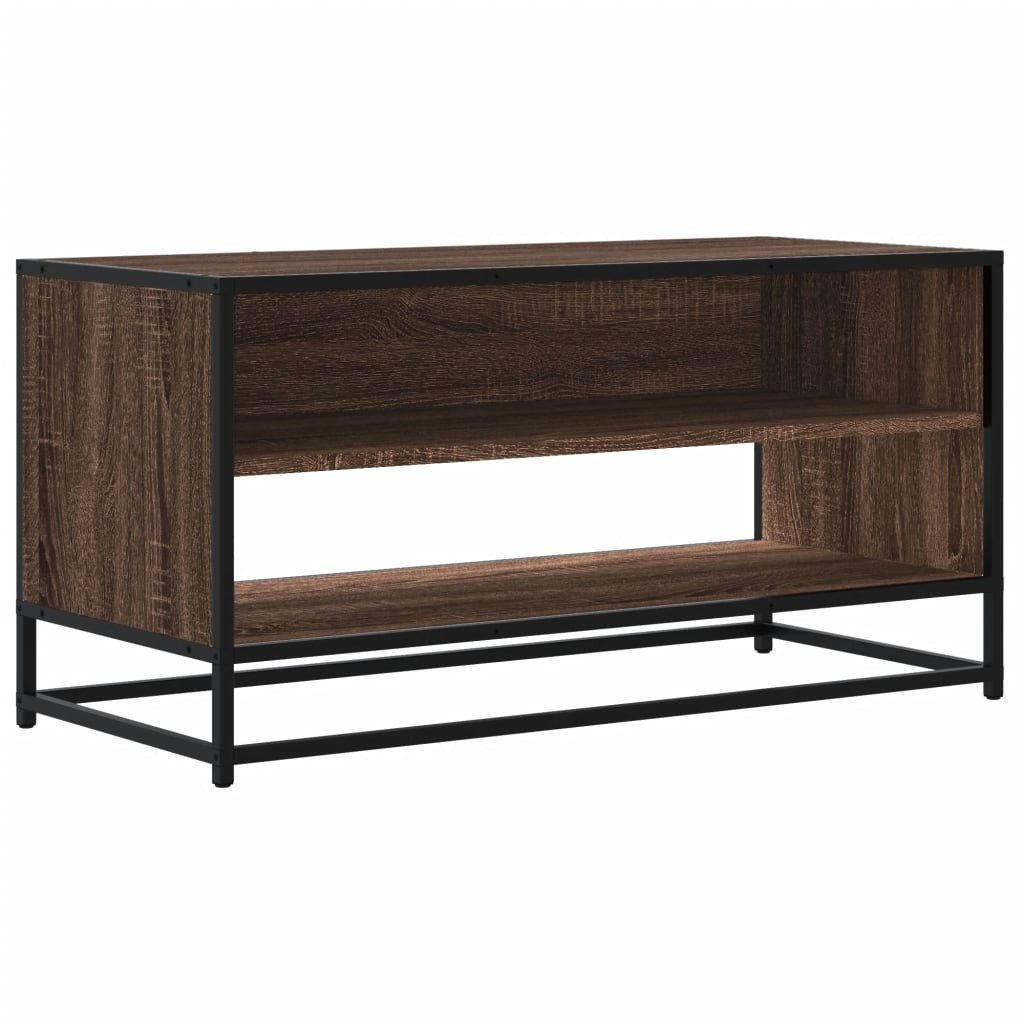 vidaXL TV-Schrank TV-Schrank Braun Eichen-Optik 91x40x46 günstig online kaufen
