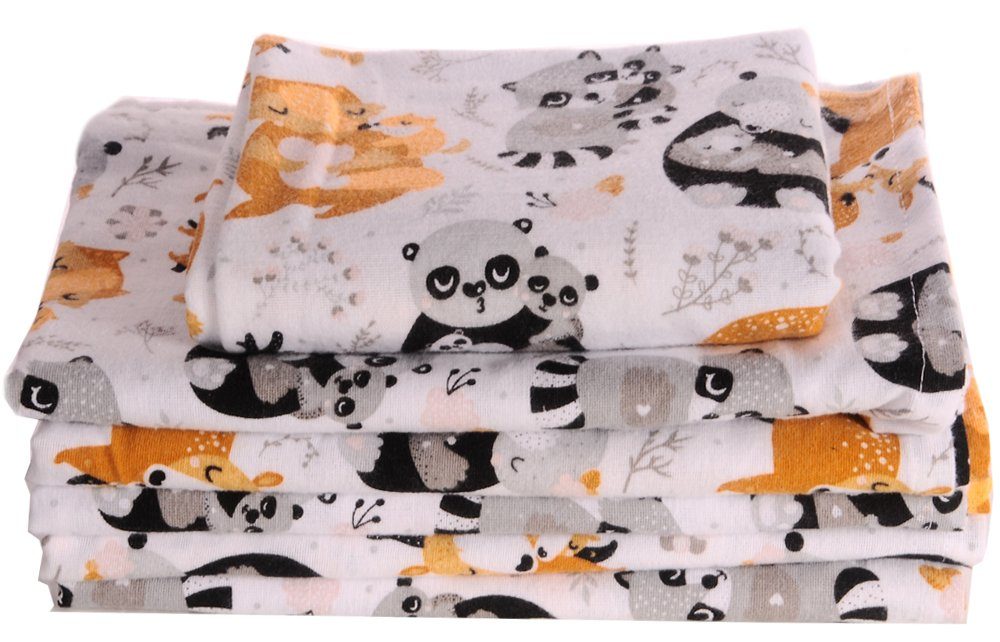 La Bortini Betttuch Baby Wickeltuch Tuch Spucktuch groß Babytuch leichte Ba günstig online kaufen