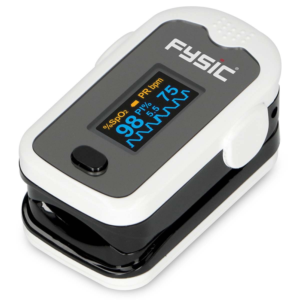 Fysic Pulsoximeter FPO-11, Pulsoximeter, Herzfrequenzmessung, Anzeige für Gesundheitskontrolle