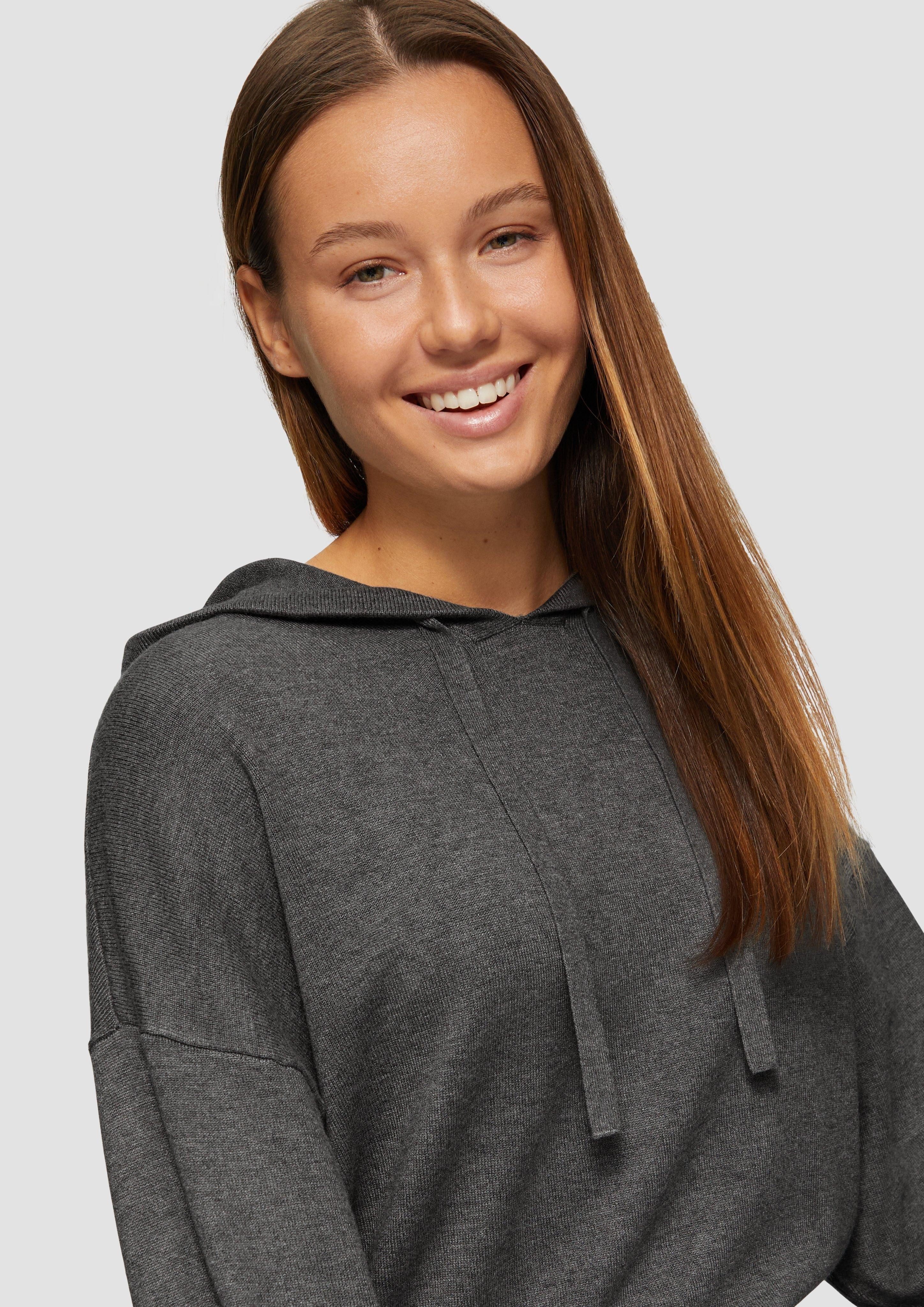 s.Oliver Strickpullover Oversized Strickpullover aus Viskosemix günstig online kaufen