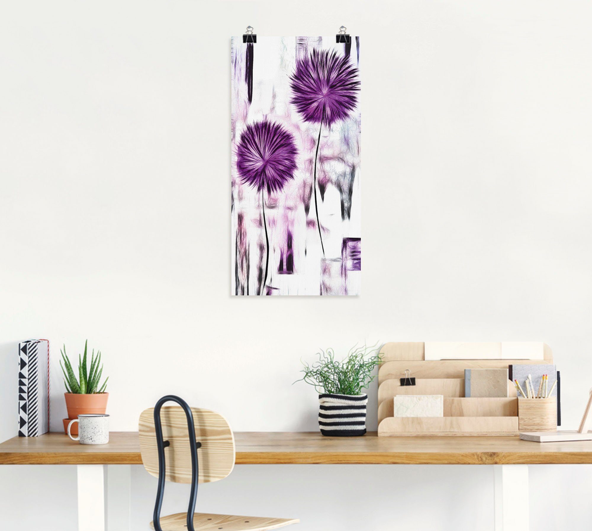 Artland Wandbild Blumen, Blumen (1 St), als Leinwandbild, Poster in verschied. Größen