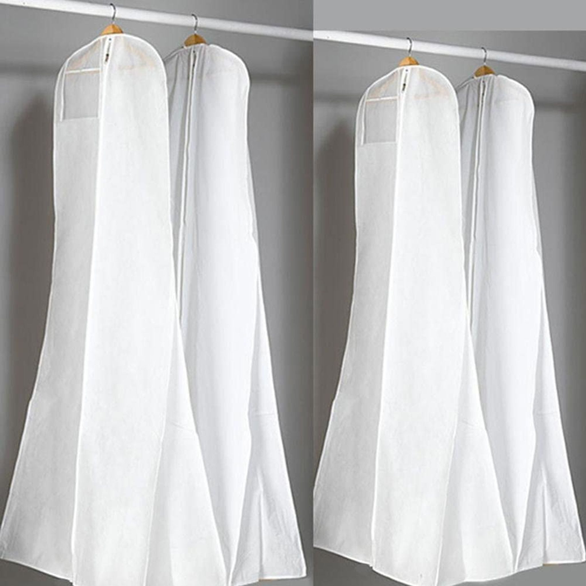 FELIXLEO Kleidersack Kleidersack Brautkleid 180cm Anti Staub Anzug Schutzhülle Weiß