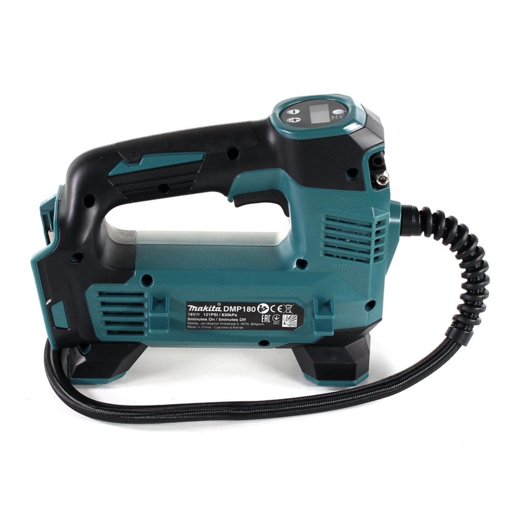 Makita Akku-Handkompressor DMP 180 SF1 Akku Kompressor 18 V 8,3 bar + 1x Akku 3,0 Ah + Ladegerät – Bild 5 von 5