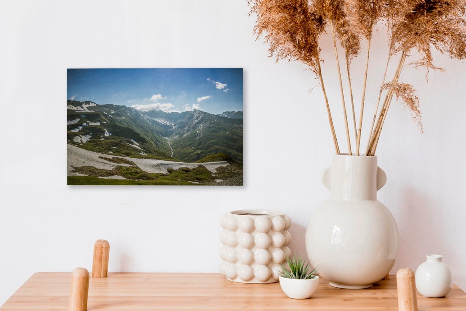 cm Wandbild Tauern Hohe OneMillionCanvasses® Bergen Wanddeko, auf Leinwandbild St), den Nationalparks des Österreich, Schnee (1 30x20 Leinwandbilder, Aufhängefertig, in