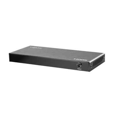 LogiLink HD0056 HDMI-Switch Adapter, 4x1-Port, 4K/60 Hz, HDCP, HDR, CEC, RC Schwarz