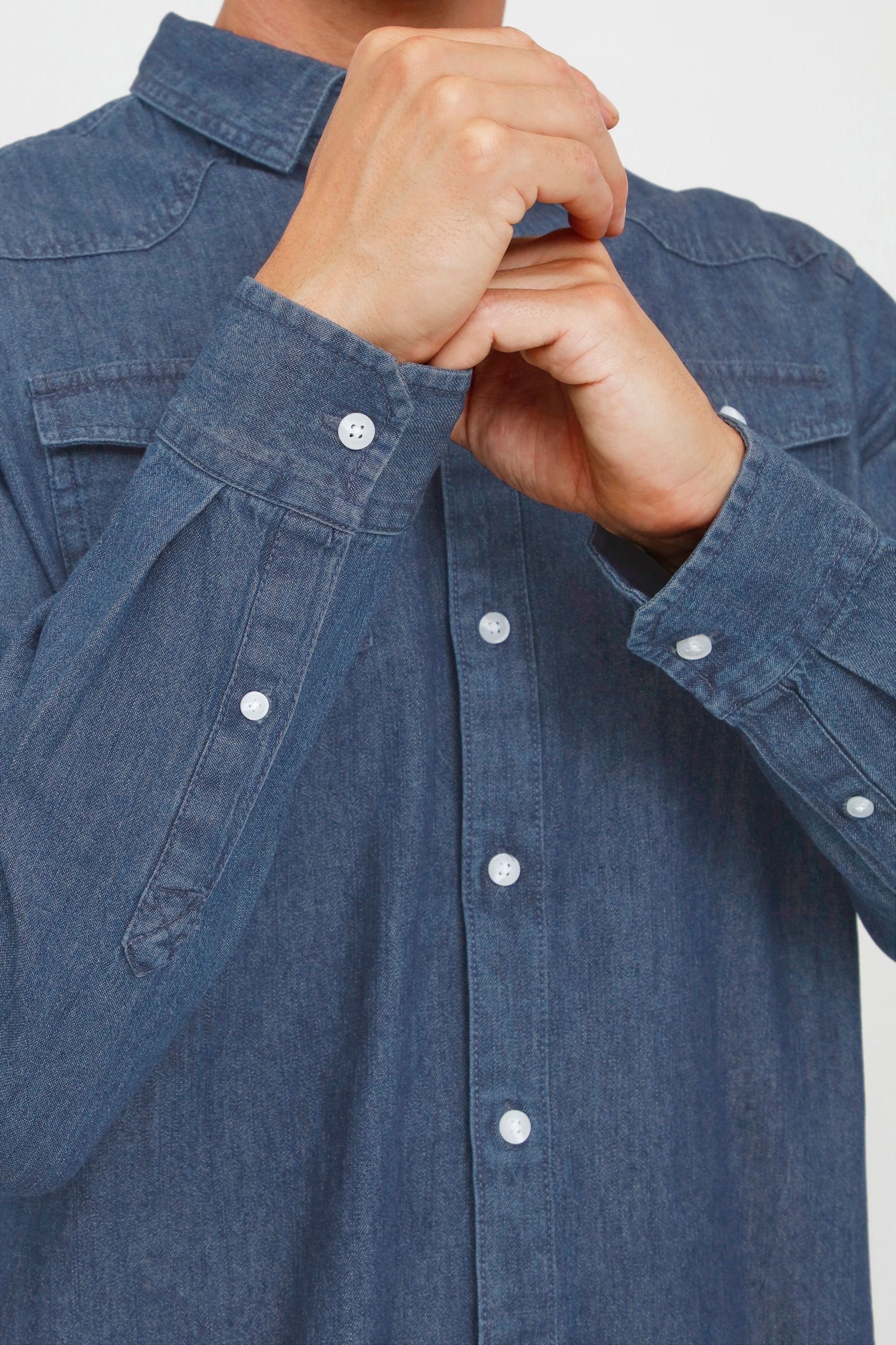 Blend Jeanshemd BHNantes Modernes Hemd im Denim-Look