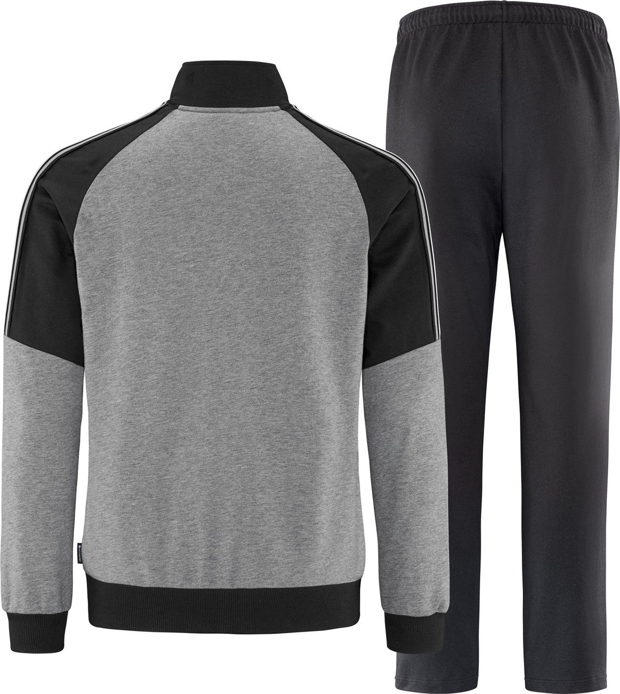SCHNEIDER Sportswear Trainingsanzug FLYNNM-ANZUG stahl-mel./schwarz