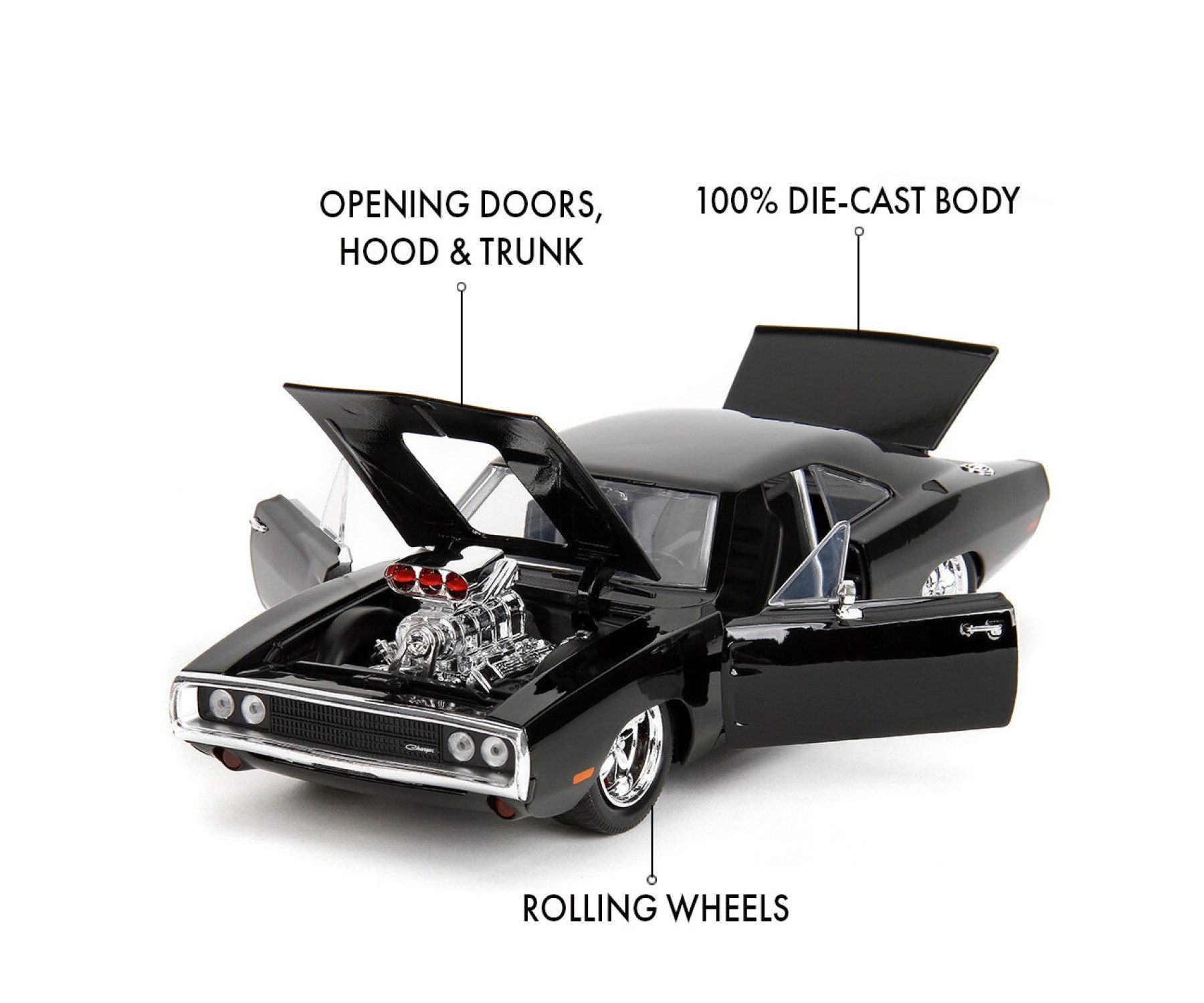 JADA Spielzeug-Auto 1970 Dodge Charger