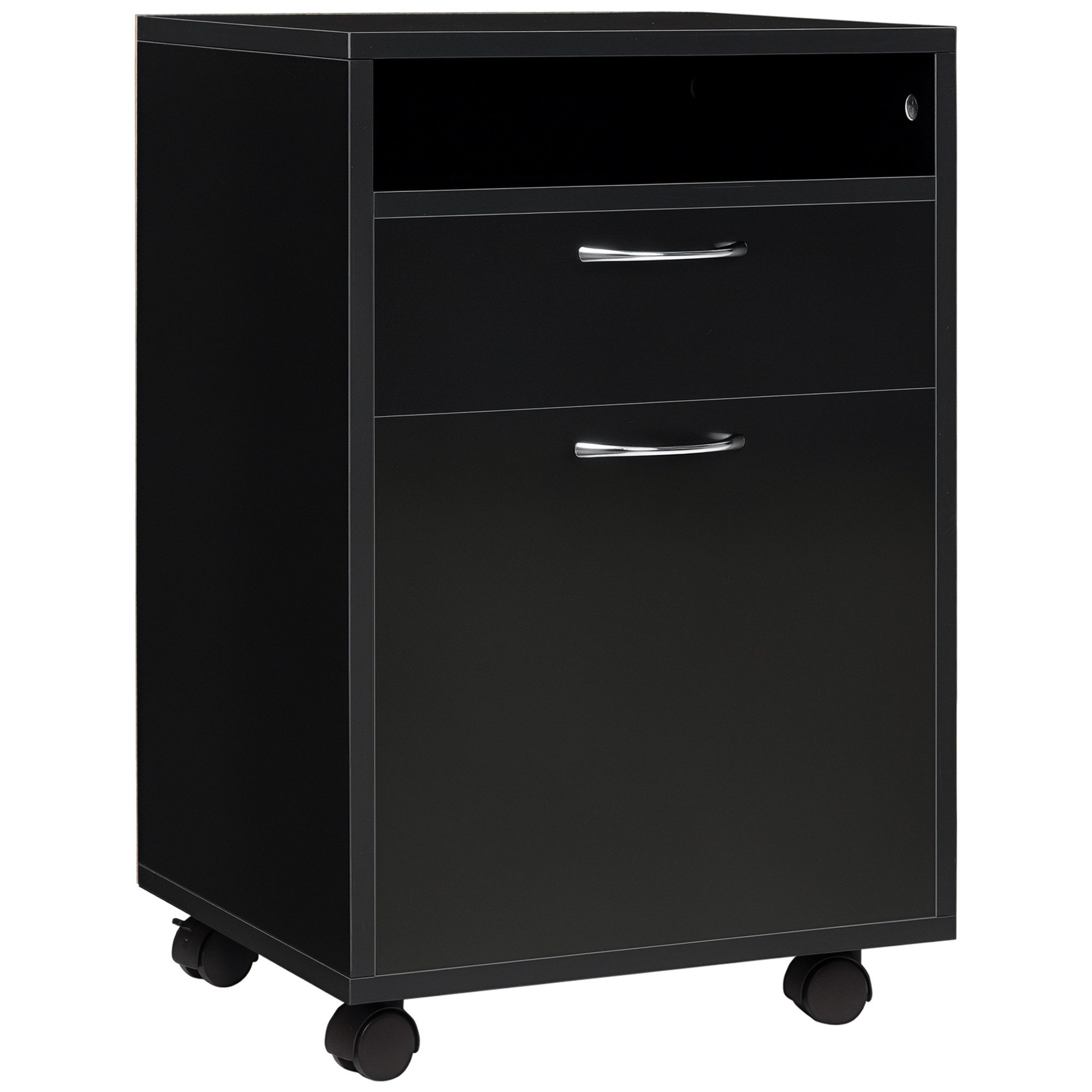 HOMCOM Rollcontainer Aktenschrank, Bürocontainer mit Schublade, (Büroschran günstig online kaufen