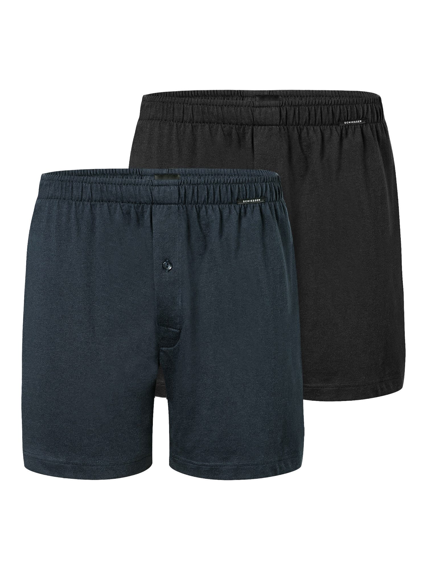 Schiesser Boxershorts "Boxershorts Multipacks" 2er Pack, lockere Passform, günstig online kaufen