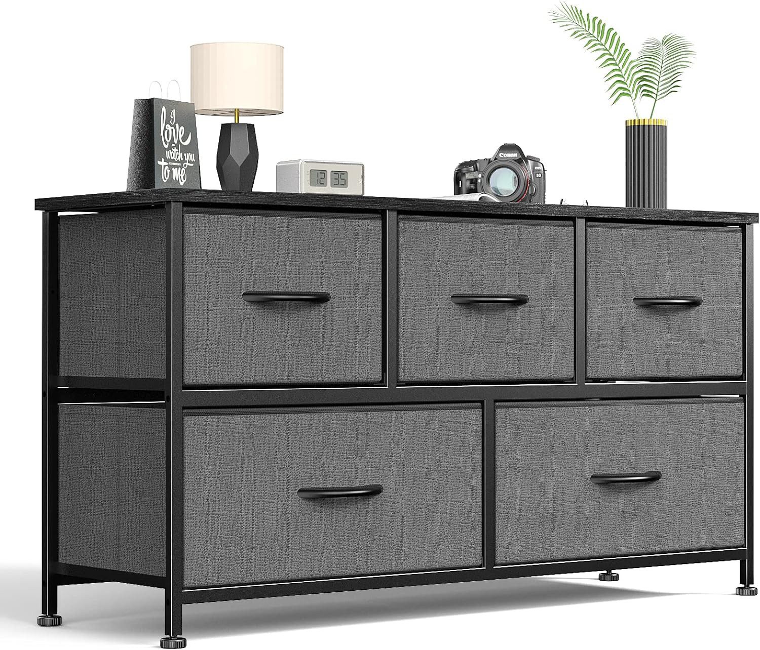 DUMOS Stauraumschrank Kommode mit Stoffschubladen, Stoffkommode günstig online kaufen