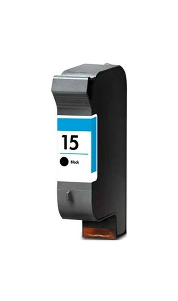 inkpro Druckerpatrone kompatibel mit HP 15 schwarz, Tintenpatrone (für HP Color Copier 310, 610, DeskJet 3810, 3816, 3820, 3822, 810, 812, 816, 817, 825, 840, 841, 842, 843, 845, 916, 920, 940, Fax 1010, 1230, OfficeJet 5105, 5110, OfficeJet V30, V40, V45, PSC 500, 720, 750, 760, 950, Füllmenge: 42 ml)