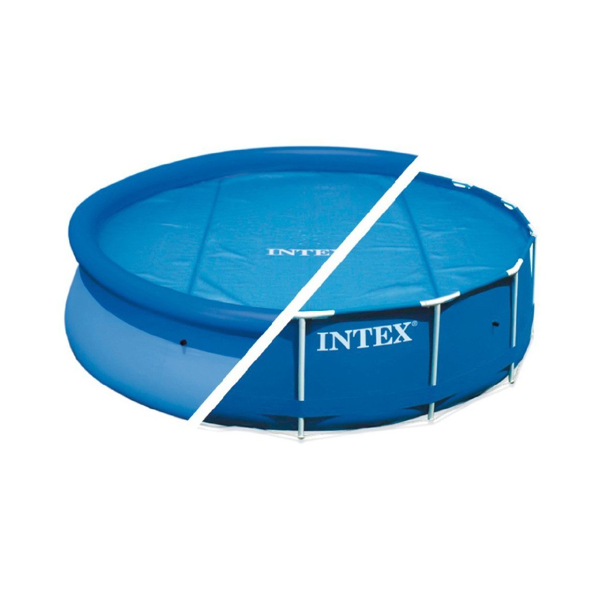 Intex Pool-Abdeckplane 29020 - Solarabdeckplane für Easy & Frame Pools Ø244cm