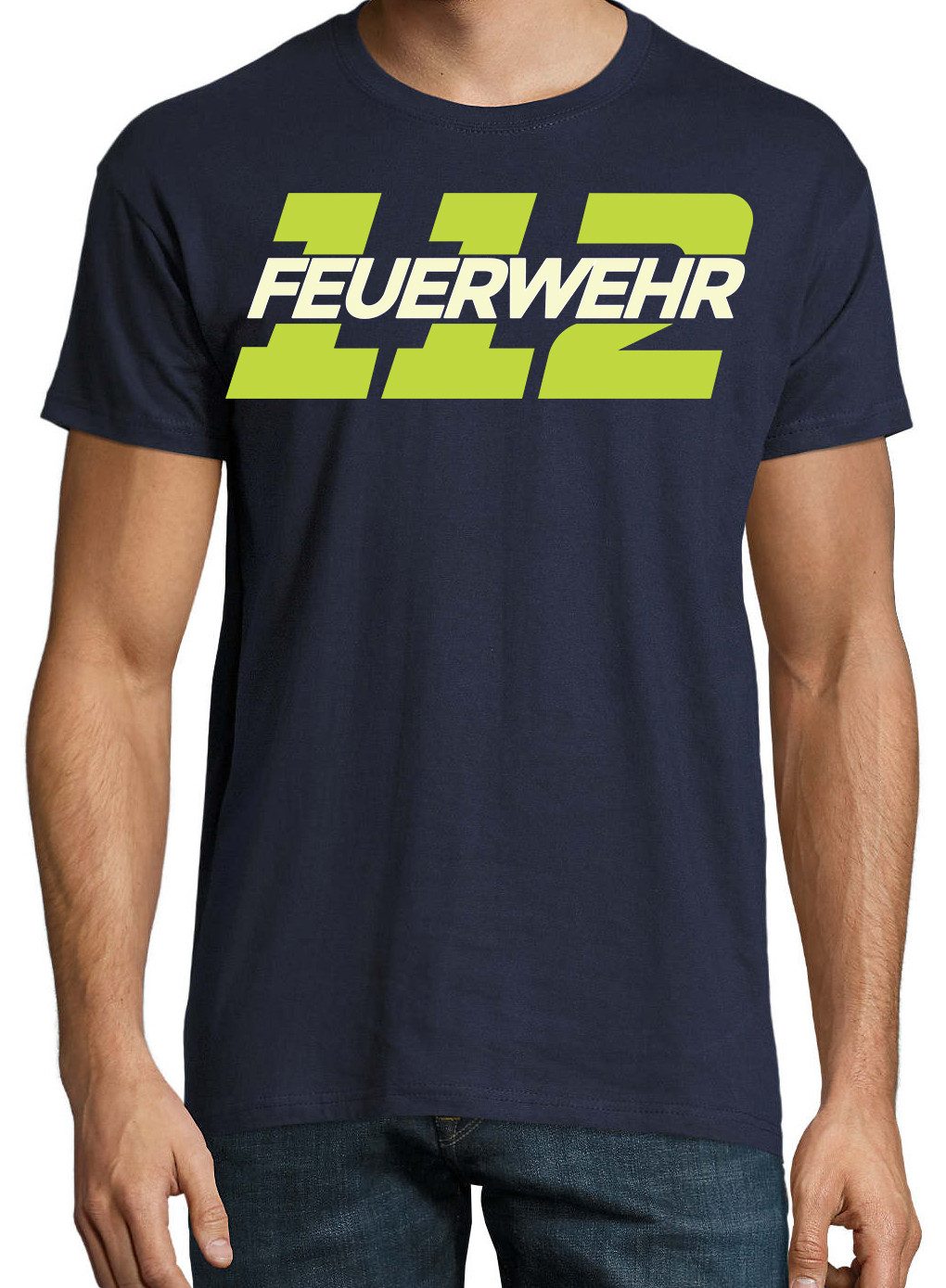 Youth Designz Print-Shirt 112 Feuerwehr Herren günstig online kaufen