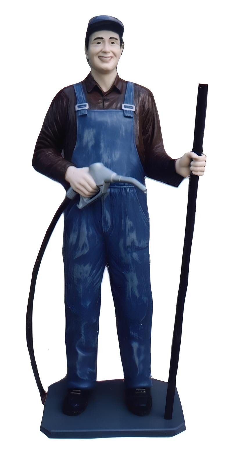 JVmoebel Dekoobjekt USA Tankstelle Figur aus Polyresin in Vintage-Optik, Made in Europa