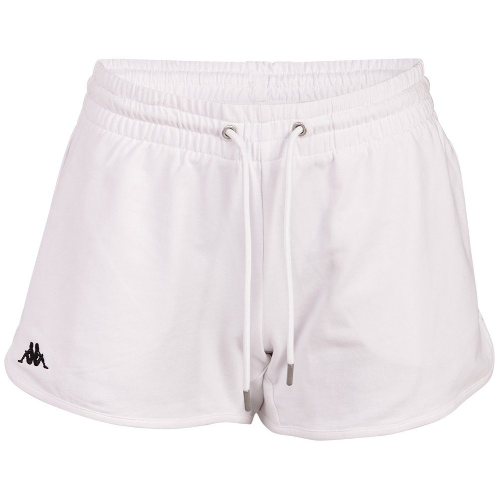 bright French-Terry in sommerlicher Shorts Qualität - Kappa white