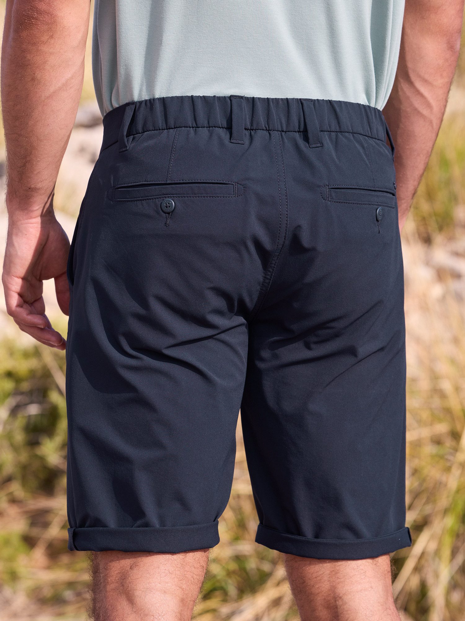 LERROS Chinoshorts Sportliche Chino-Shorts aus flexiblem Nylon-Mix