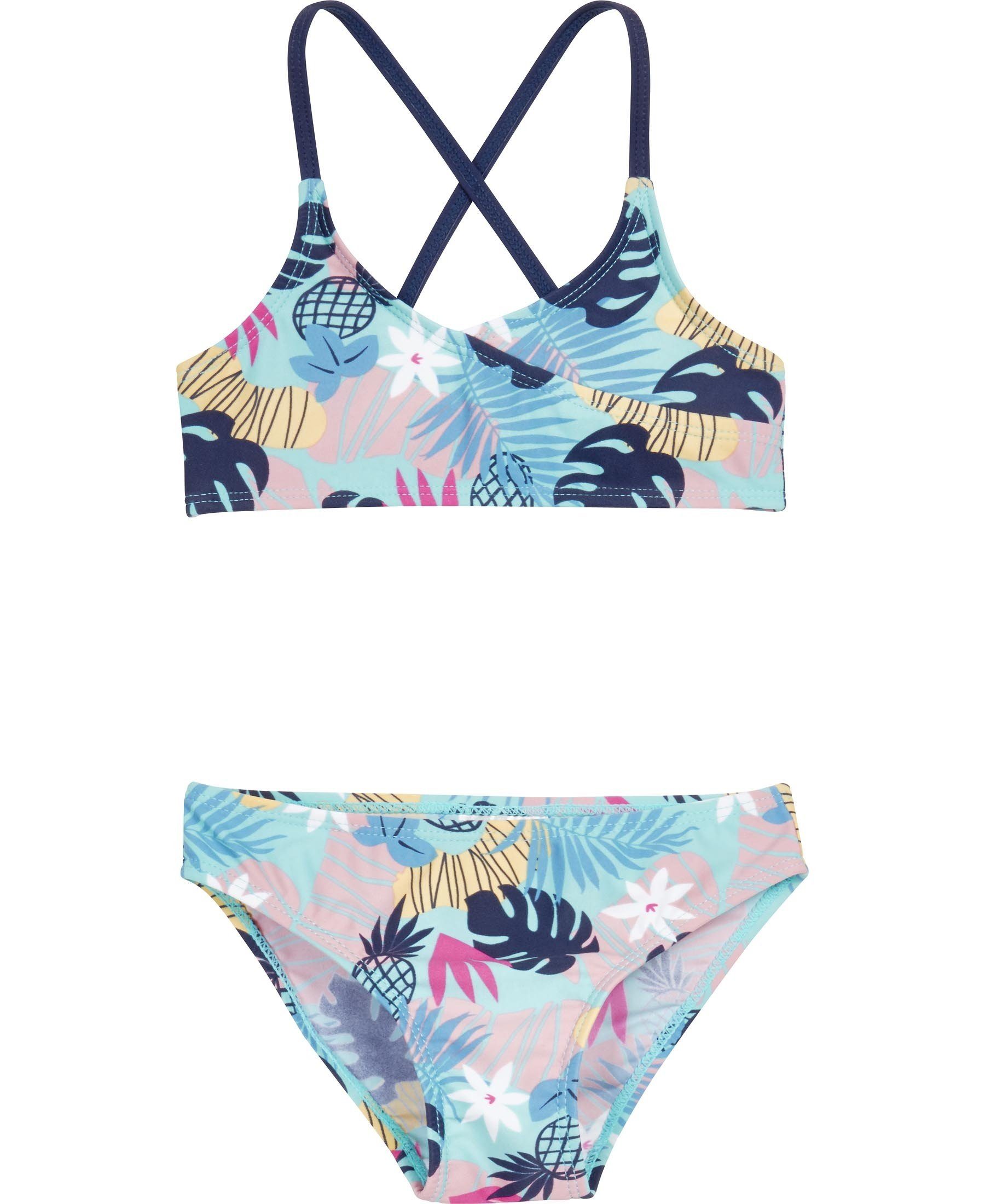 Badeanzug UV-Schutz Bikini Blumen