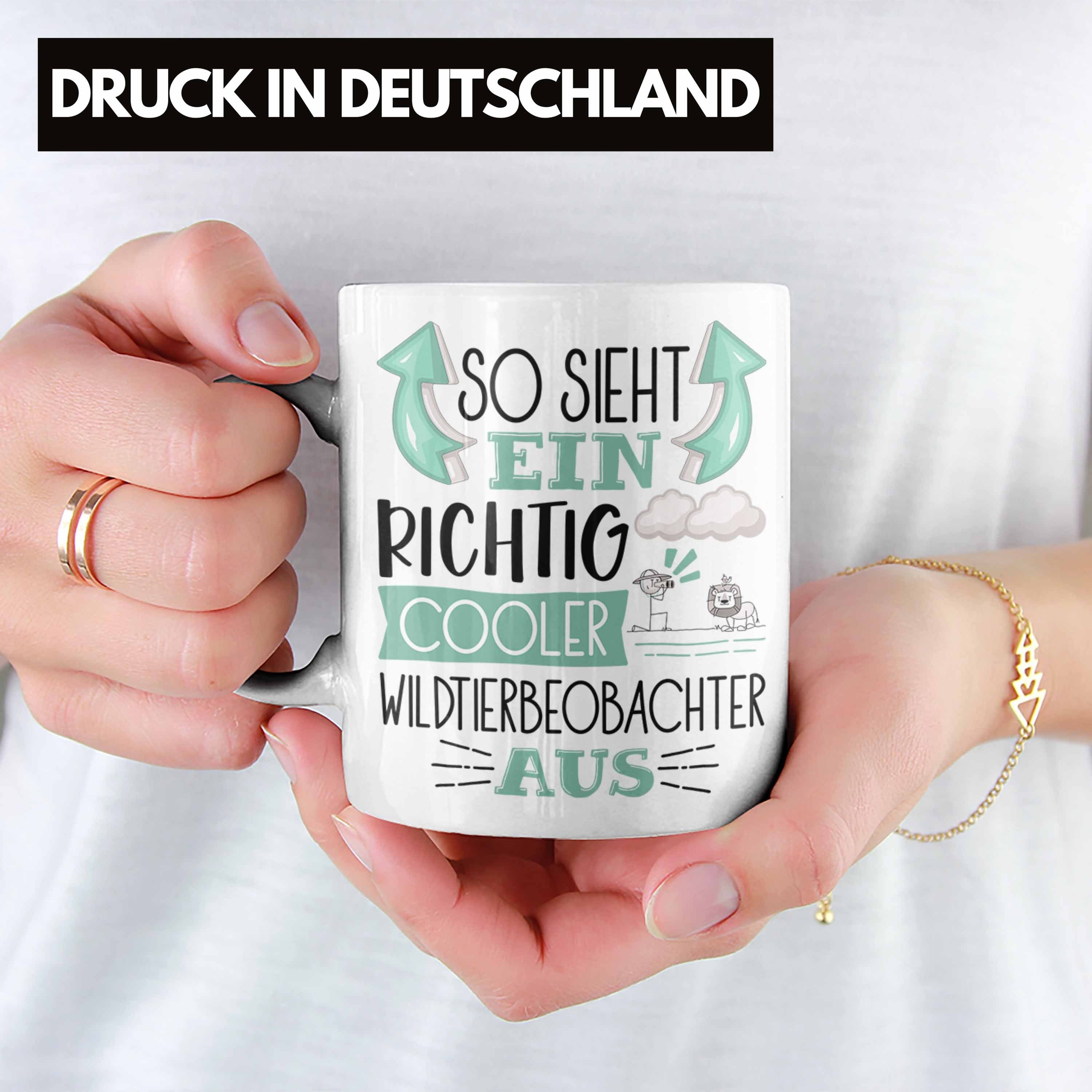 Ein Richtig Geschenk Weiss So Wildtierbeobachter für Cooler Aus Trendation Tasse Sieht Tasse