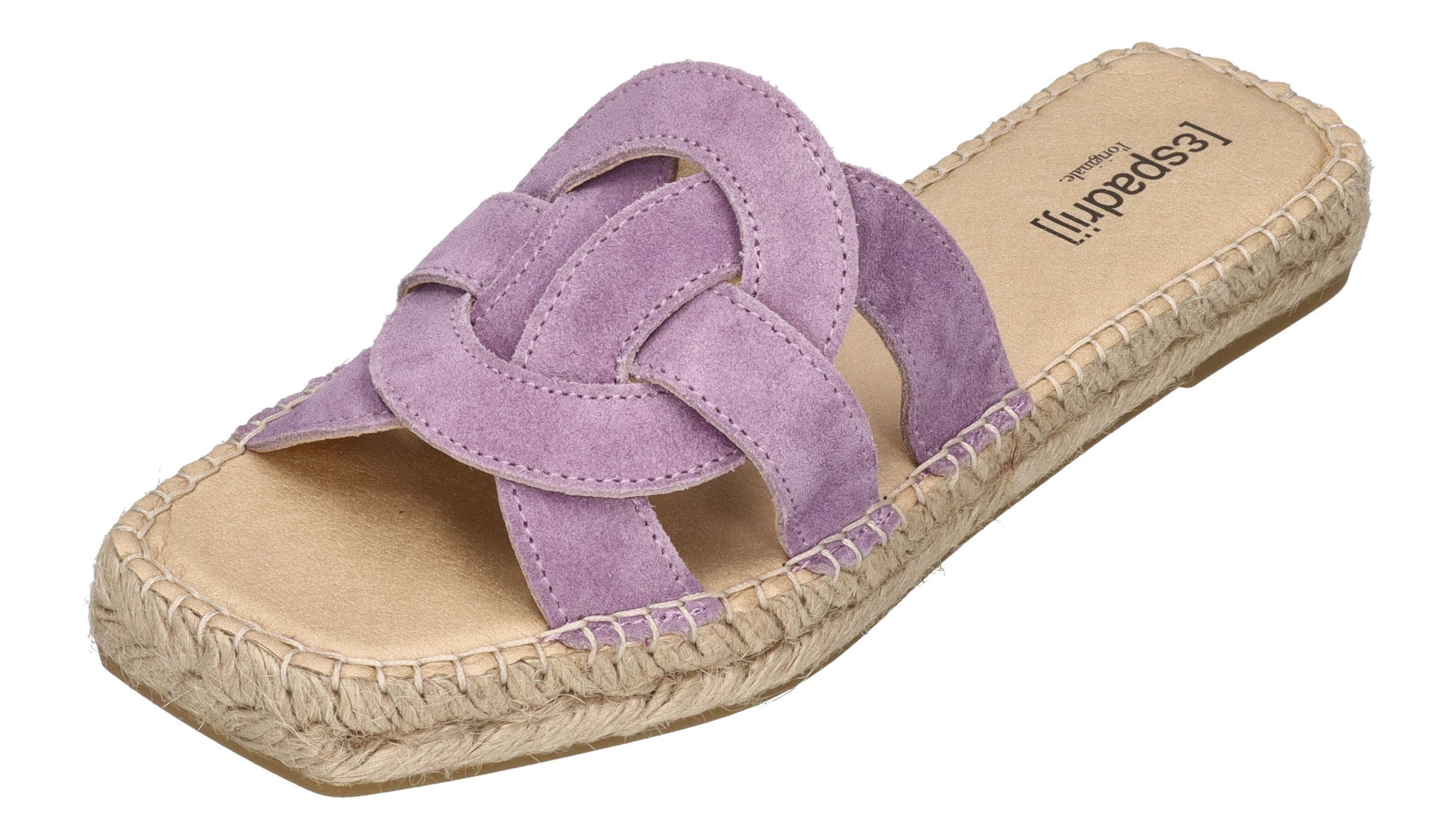 espadrij l´originale TOURS VELOUR Pantolette Lavande