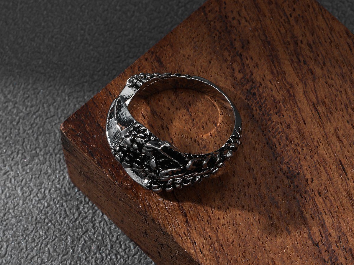 Eyecatcher Fingerring Drachen Ring. Gothic Klauen Größenverstellbar, Raptor Ring, Gothic Ring. Krallen, Detailreich