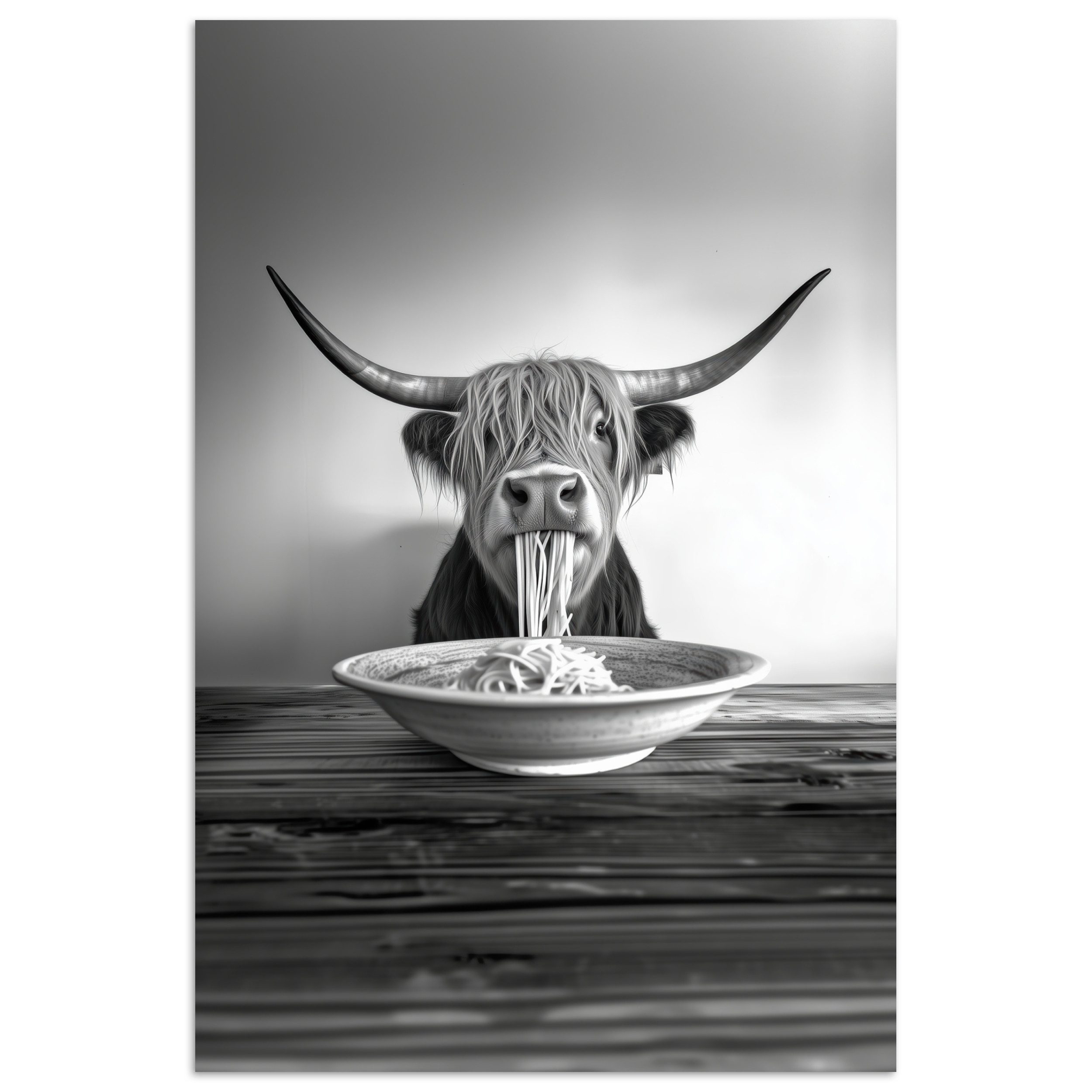 MuchoWow Poster Schottischer Highlander - Spaghetti günstig online kaufen