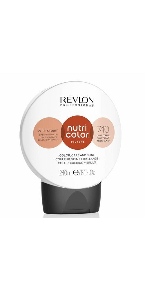 Revlon Haarfarbe Revlon Nutri Color Filters 740 Light Copper 240ml