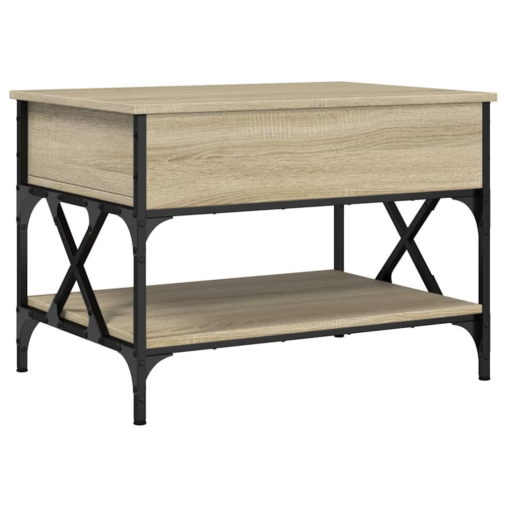 vidaXL Couchtisch Couchtisch Sonoma-Eiche 70x50x50 cm günstig online kaufen