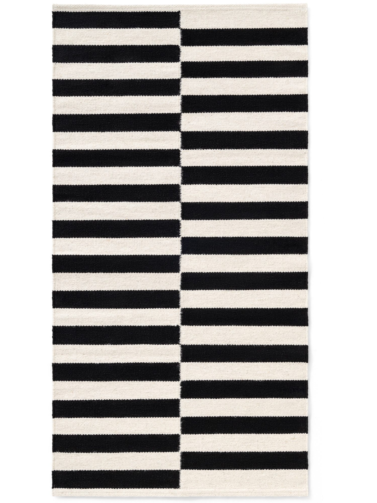 HANSE Home Wollteppich Donna, schwarz-weiss, rechteckig, günstig online kaufen
