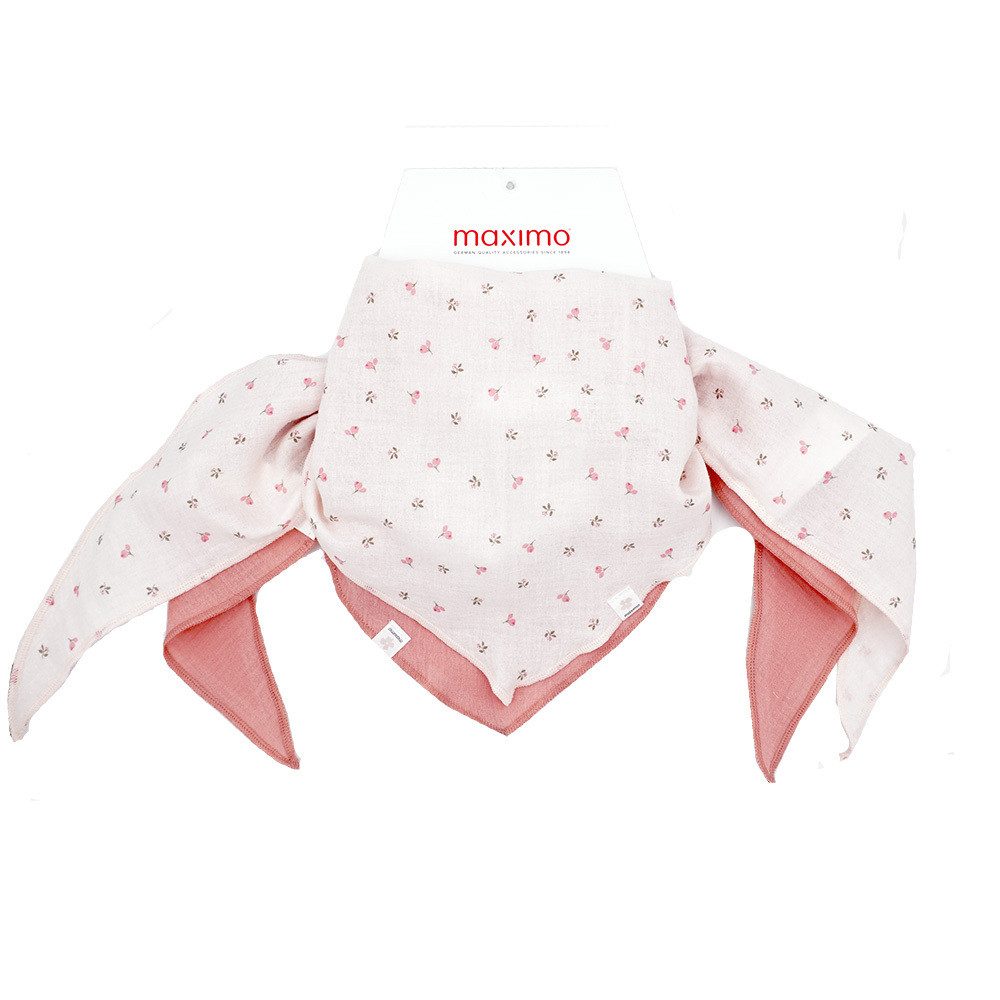 MAXIMO Halstuch GOTS-Dreiecktuch, Doppelpack Musselin, (1-St), Musselin