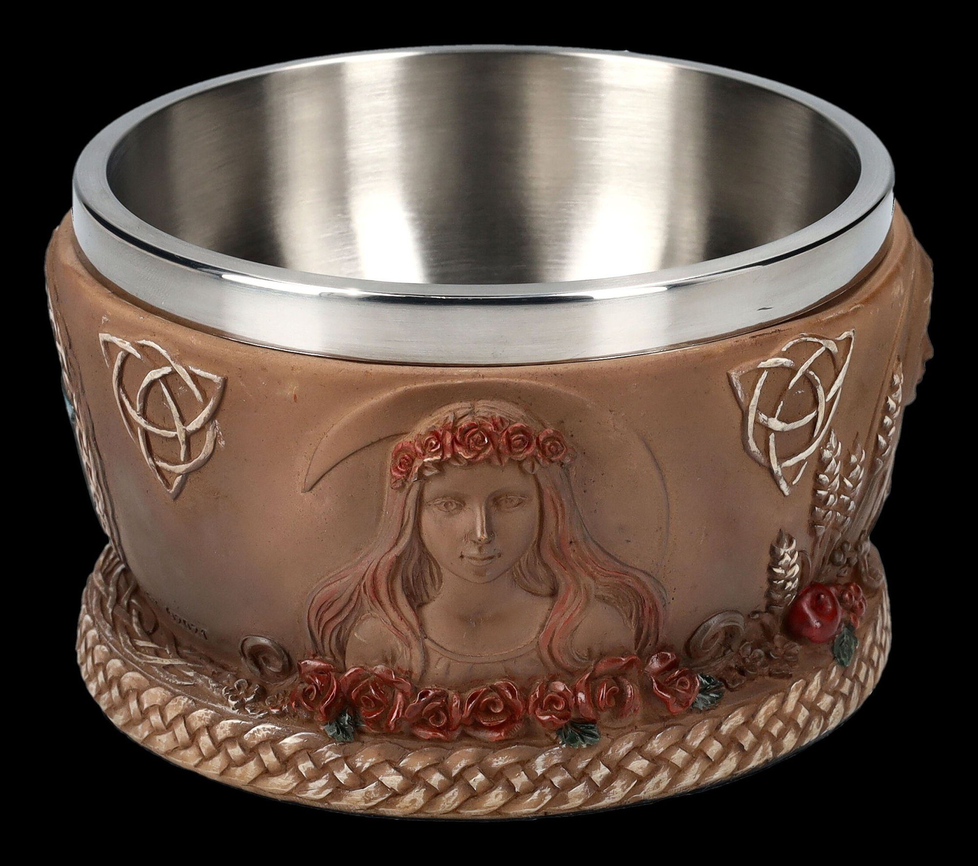 Figuren Shop GmbH Räucherschale Schale - Dreifaltigkeits-Göttin Hekate - Mythologie Räucherschale