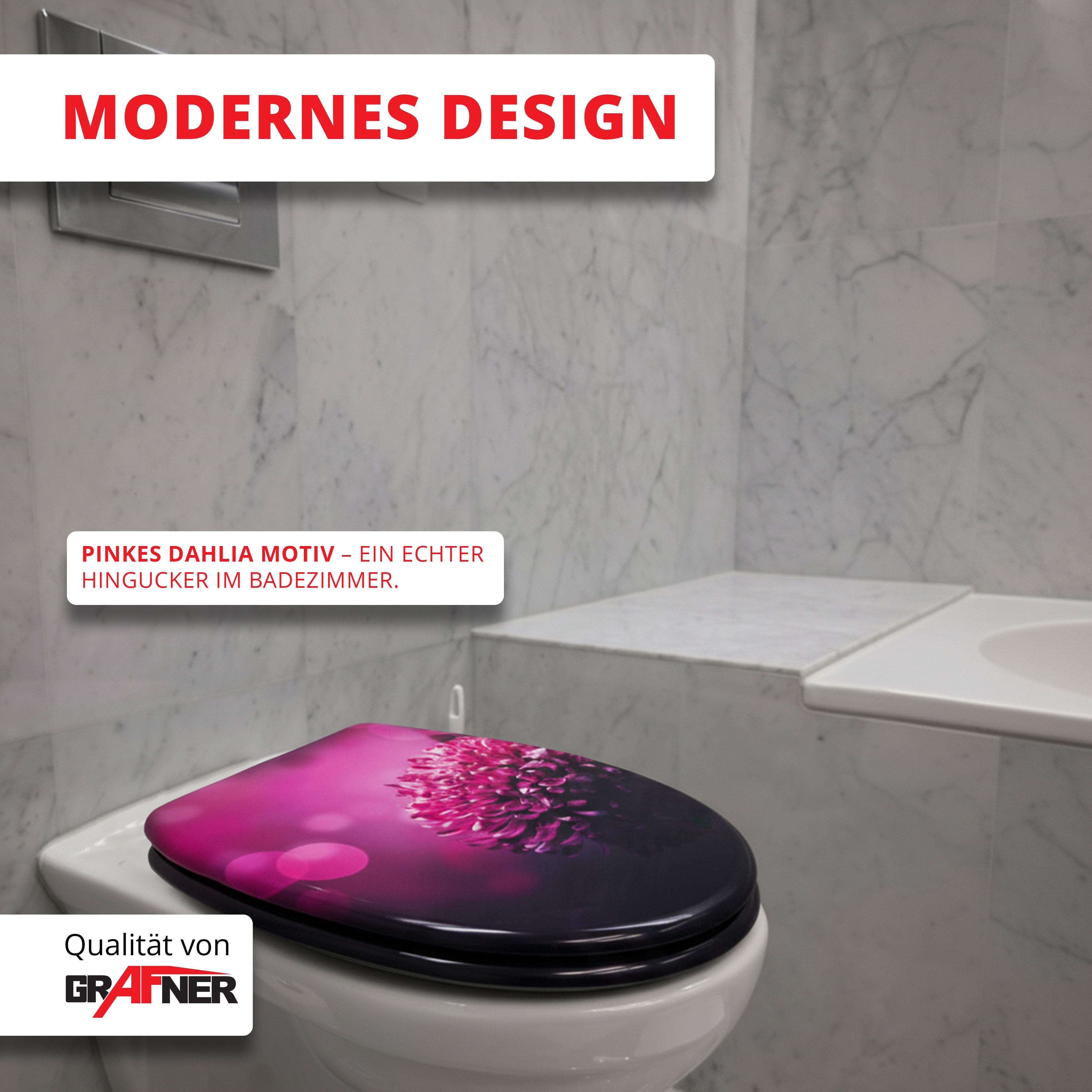 Grafner WC-Sitz Grafner WC Sitz aus MDF Toilettensitz verschiedene Motive – Bild 2 von 5