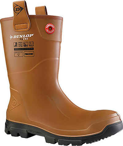 Dunlop_Workwear »Purofort RigPRO full safety fur lining« Gummistiefel gefüttert, braun