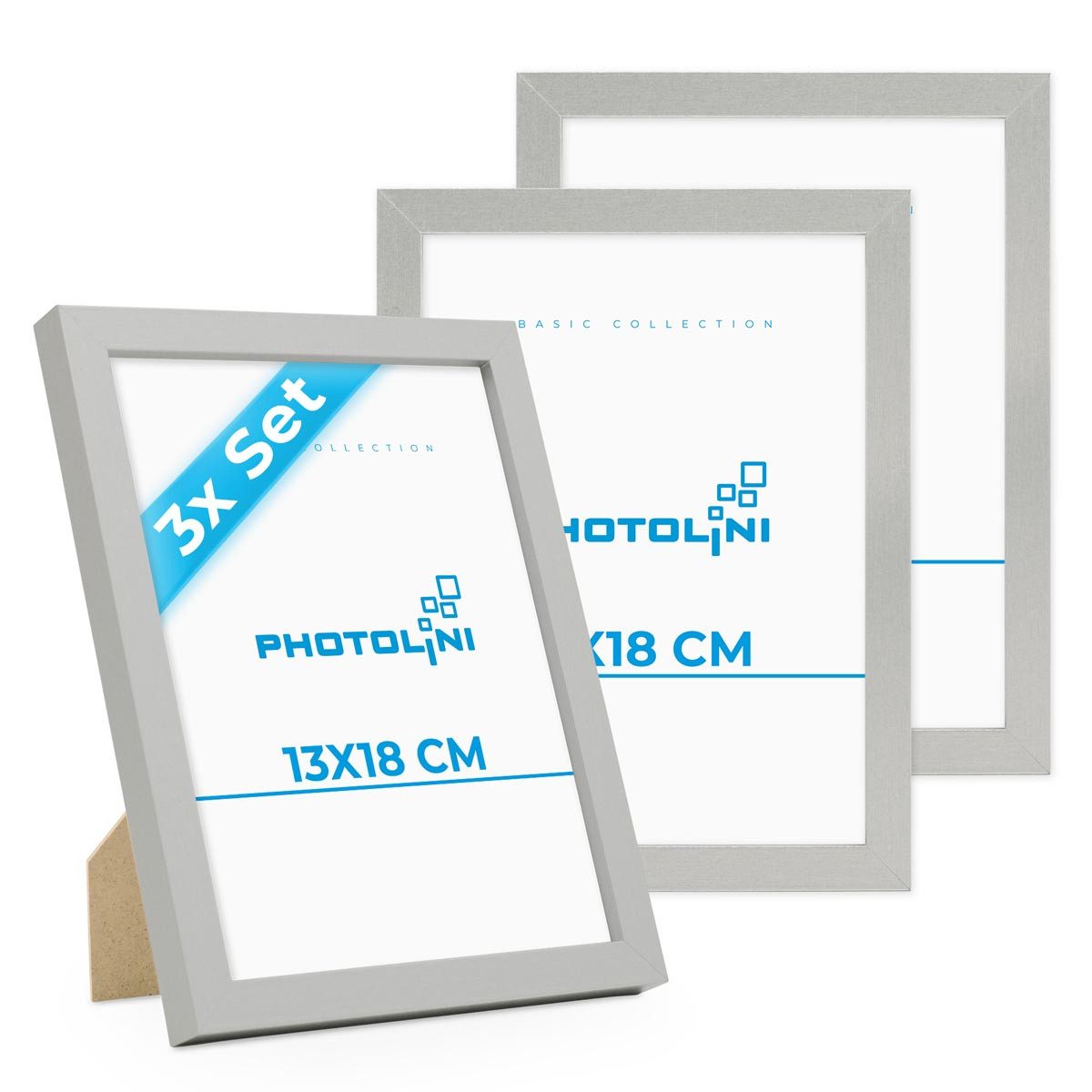 PHOTOLINI Bilderrahmen 3er Set, stabiles MDF-Holz, günstig online kaufen